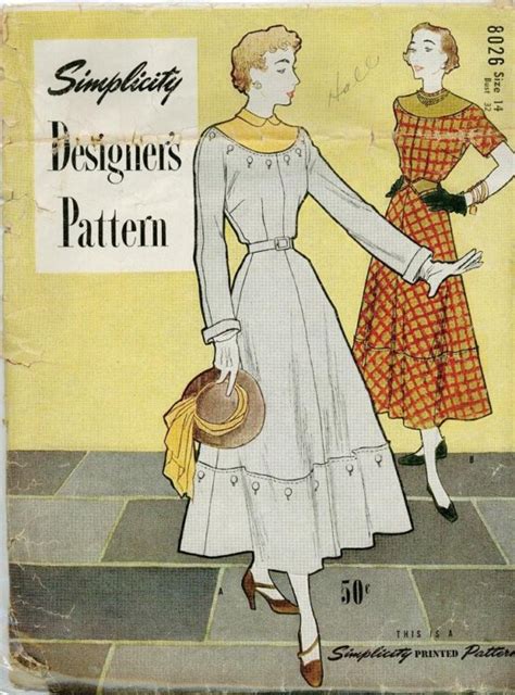 dating vintage sewing patterns